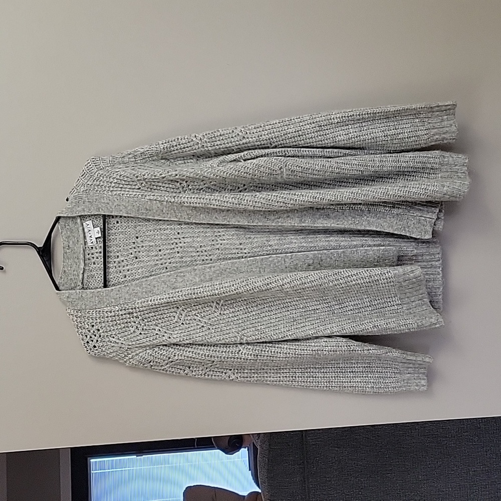 Ava & Viv gray cardigan